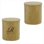 HH85002 Bison Lane Bamboo Candle With Custom Imprint